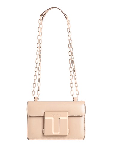TOM FORD Shoulder bag Taupe Calfskin
