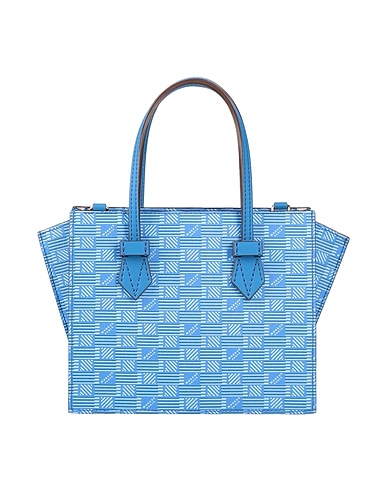 MOREAU Paris Handtasche Azurblau Leder