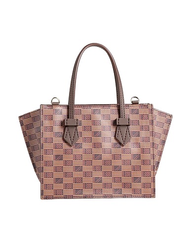 MOREAU Paris Handbag BREGANCON STAND UP
 Brown Leather