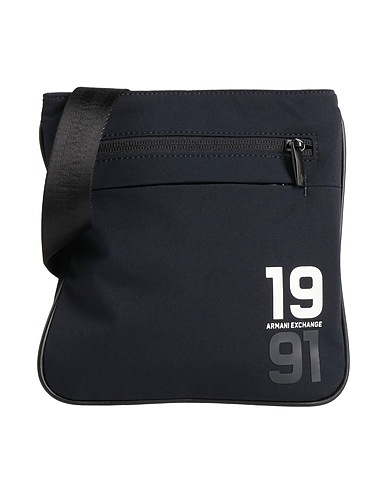 ARMANI EXCHANGE Borsa a tracolla Blu notte 94% Poliestere, 6% Elastan