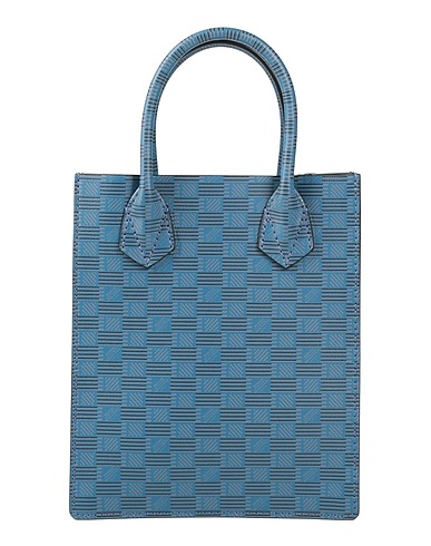 MOREAU Paris Handbag Slate blue Calfskin