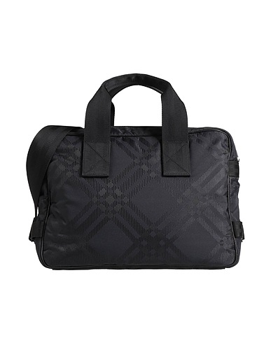 BURBERRY PRORSUM Borsa a tracolla Nero 78% Poliammide, 22% Poliestere, Pelle
