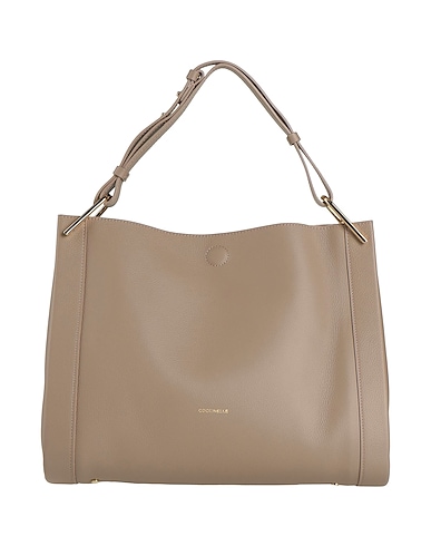 COCCINELLE Handbag Taupe Leather