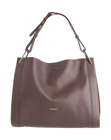 COCCINELLE Handbag Dark brown Leather