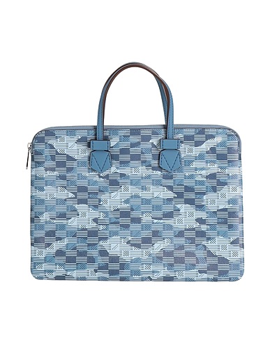 MOREAU Paris Handbag GRANIERS
 Slate blue Textile fibres