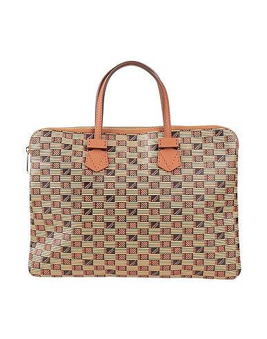 MOREAU Paris Handbag Brown Textile fibres