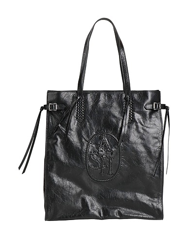 ASH Handtasche Schwarz Kalbsleder