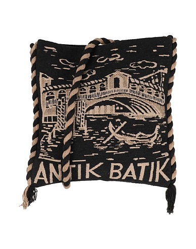 ANTIK BATIK Borsa a tracolla Nero 100% Cotone