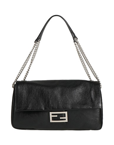 FENDI Shoulder bag Black Leather