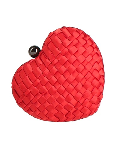 MARIA LA ROSA Handbag Red 100% Polyester, Metal