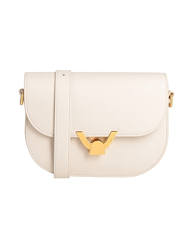 COCCINELLE Across-body bag Ivory Leather