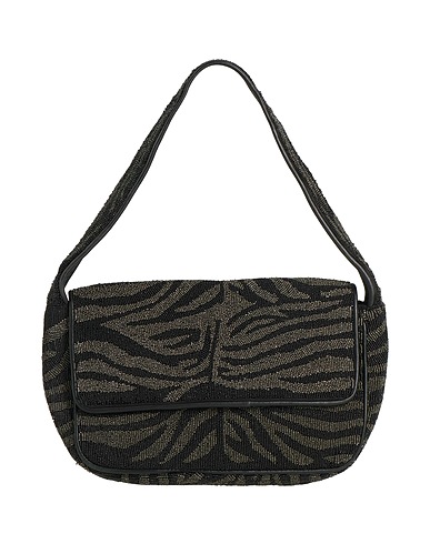 P.A.R.O.S.H. Handtasche Militärgrün 100% Leder