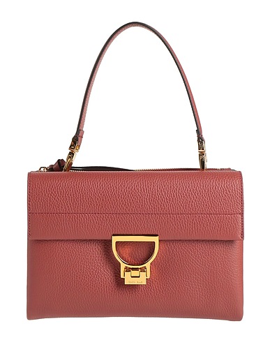COCCINELLE Handbag Brown Leather