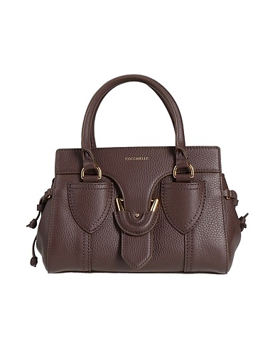 COCCINELLE Handbag Chocolate brown Leather