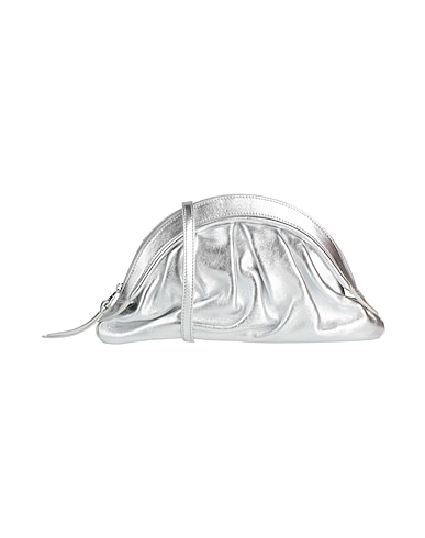 COCCINELLE Across-body bag Silver Leather