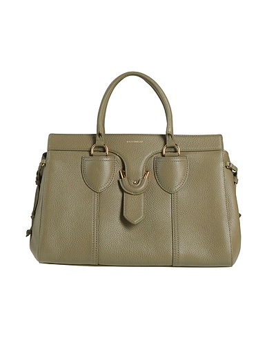 COCCINELLE Handbag Military green Leather