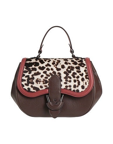 COCCINELLE Handbag Chocolate brown Leather