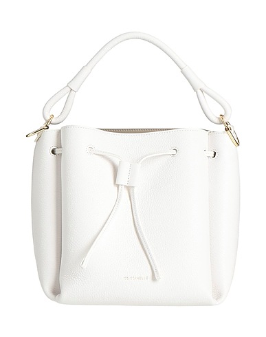 COCCINELLE Handbag White Leather