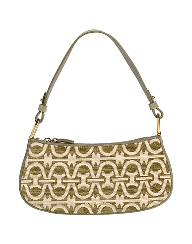 COCCINELLE Handbag Leather, Textile fibers