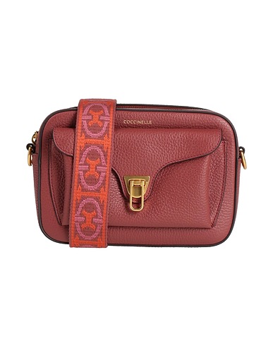 COCCINELLE Across-body bag Burgundy Leather