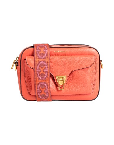 COCCINELLE Across-body bag Orange Leather