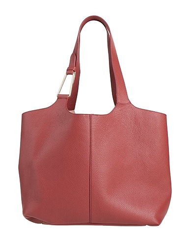 COCCINELLE Shoulder bag Brick red Leather