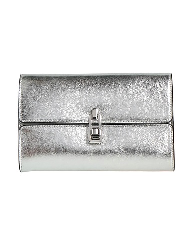 COCCINELLE Handtasche Silber Leder