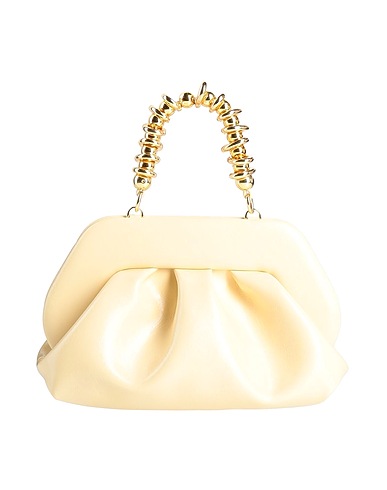 THEMOIRÈ Borsa a mano Giallo pastello Fibre tessili