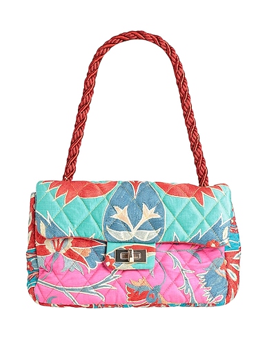 RIANNA + NINA Handbag Fuchsia Textile fibres