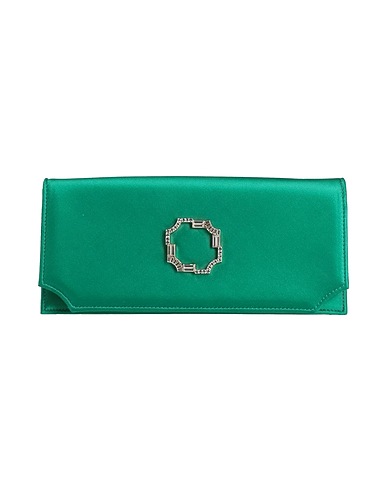 MALONE SOULIERS Handtasche Grün Gewebefasern