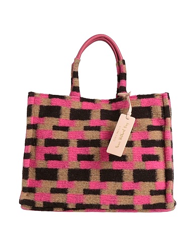 COCCINELLE Handbag Pink Textile fibers