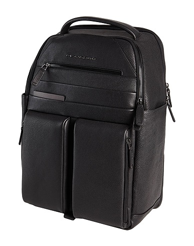 PIQUADRO Rucksacks Black Leather