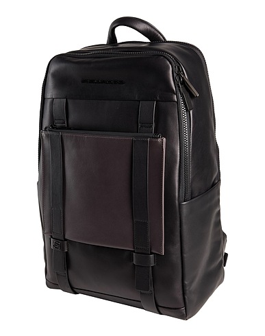 PIQUADRO Rucksacks Black 100% Cow leather