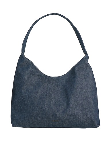 MANSUR GAVRIEL Schultertasche Blau Gewebefasern