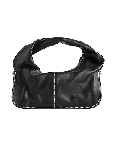 YUZEFI Handbag Black Leather