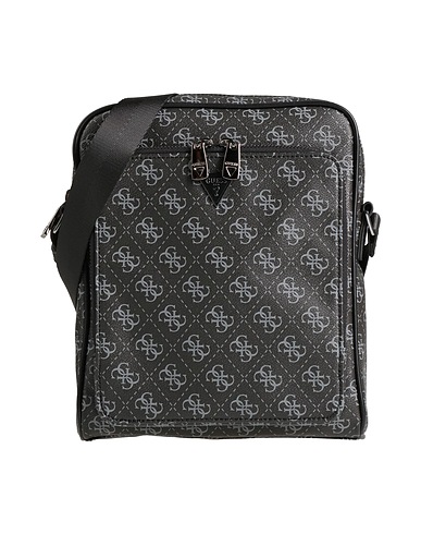 GUESS Cross-body bags Dark brown 100% Polyurethane