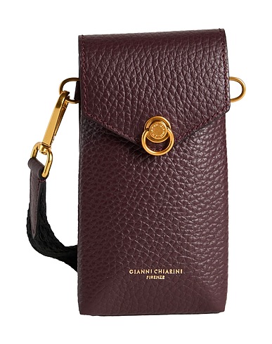 GIANNI CHIARINI Cross-body bags Plum Leather