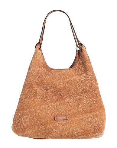 GIANNI CHIARINI Shoulder bag Camel 100% Cow leather