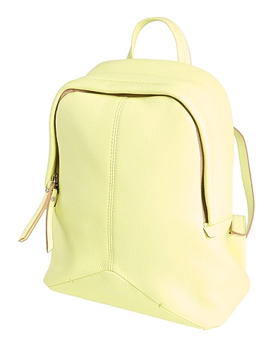 GIANNI CHIARINI Rucksacks Lime green Leather