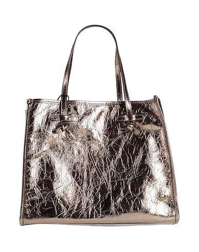 GIANNI CHIARINI Handbag MARCELLA CLUB Bronze Leather