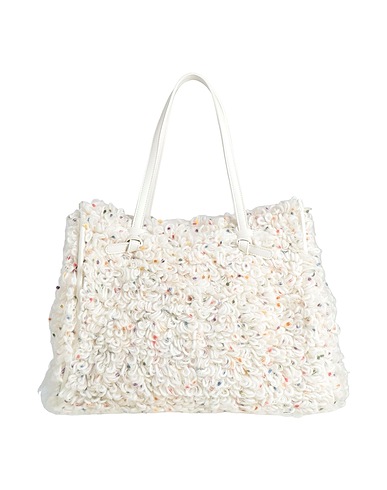 GIANNI CHIARINI Handbag MARCELLA CLUB White Textile fibres