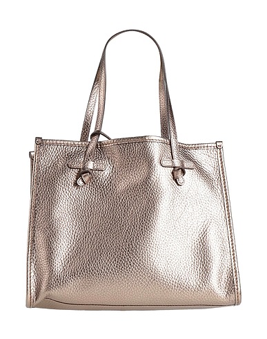 GIANNI CHIARINI Handbag MARCELLA CLUB Bronze Leather