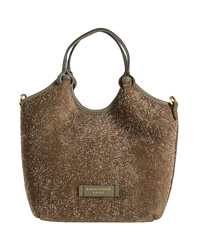 GIANNI CHIARINI Borsa a mano Verde militare Pelle