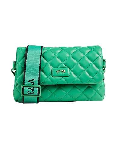 V°73 Across-body bag Green 100% Polyurethane