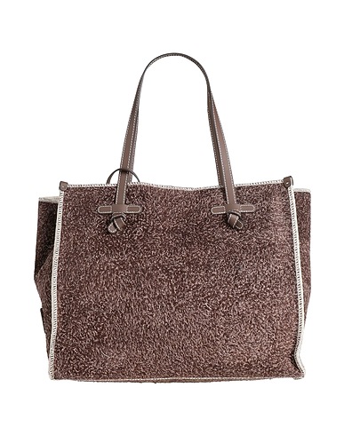 GIANNI CHIARINI Handbag MARCELLA CLUB Dark brown Leather