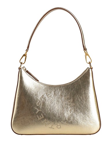 STELLA McCARTNEY Handbag Gold 71% Polyurethane, 28% Polyester, 1% Aluminium