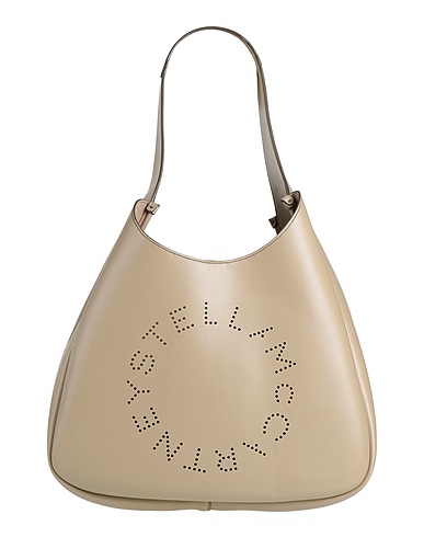 STELLA McCARTNEY Shoulder bag Beige Textile fibres