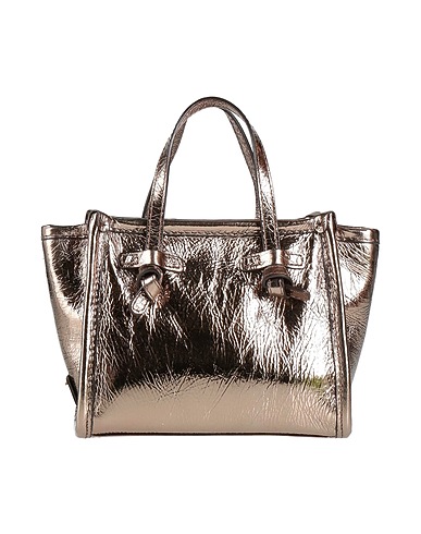 GIANNI CHIARINI Handbag MARCELLA CLUB Bronze Leather