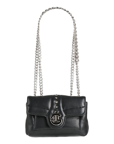 GAëLLE Paris Shoulder bag Black 100% Polyurethane, Polyester