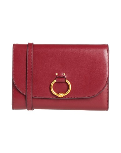 GIANNI CHIARINI Across-body bag Burgundy Leather